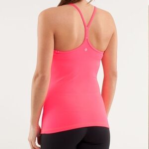 Lululemon Power Y Tank Top Women Size 8 Pink